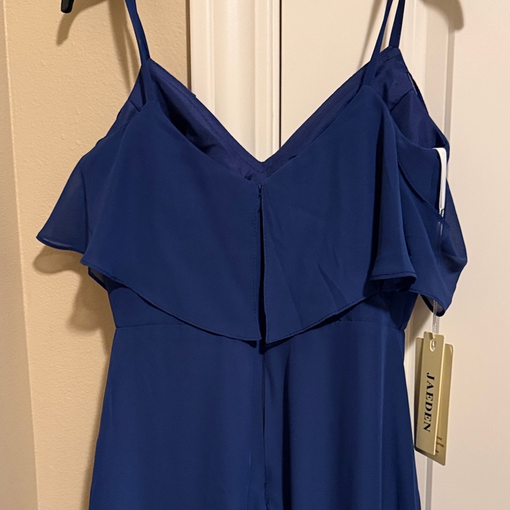 Lulu's Navy Blue Jumpsuit - Picture 7 of 8